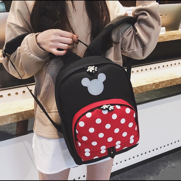 Minnie Mouse Backpack Diaper Bag Travel Bag - Picture 3 of 16